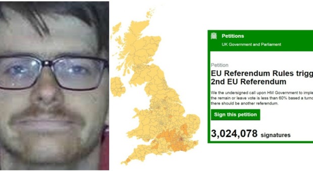 Brexit, 3 milioni di firme per rifare il referendum. Ecco l'uomo che ha proposto la petizione
