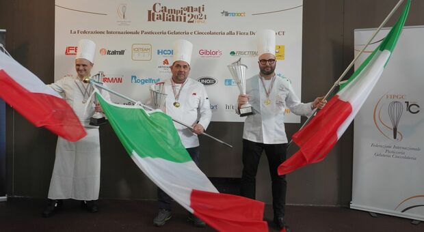 Campionato pasticceria: Antonio Pagano, Marco Andronico e Fabio Cascio eletti i migliori pasticcieri d'Italia 2024