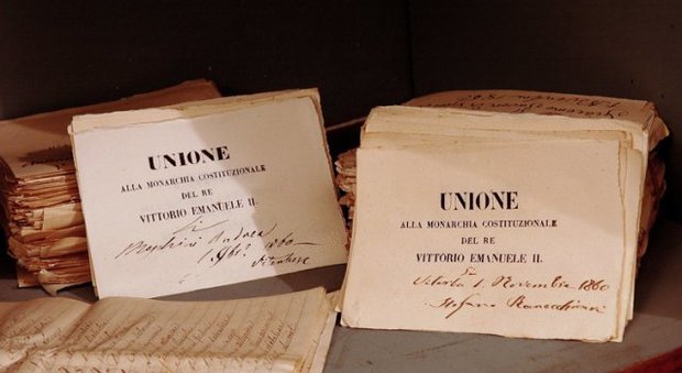 Schede originali del Plebiscito del 1860