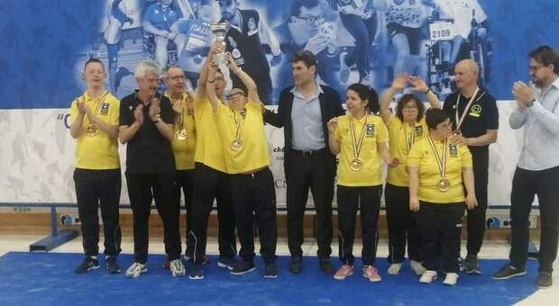 Mira, i ragazzi della Sorriso Riviera sport disabili vincono i campionati italiani di bocce