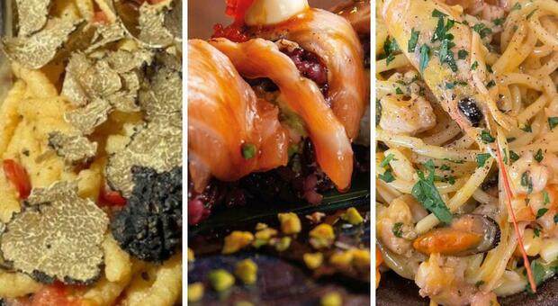 Passatelli porcini e tartufo, sushi gourmet e carbonara di mare: i ristoranti scelti dal Corriere per un weekend a tavola