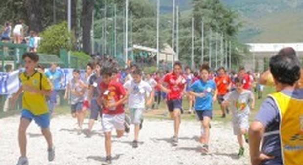 Studenti atleti in gara al centro sportivo Fiat di Cassino