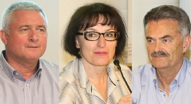Oscar De Pellegrin, Lucia Olivotto e Giuseppe Vignato