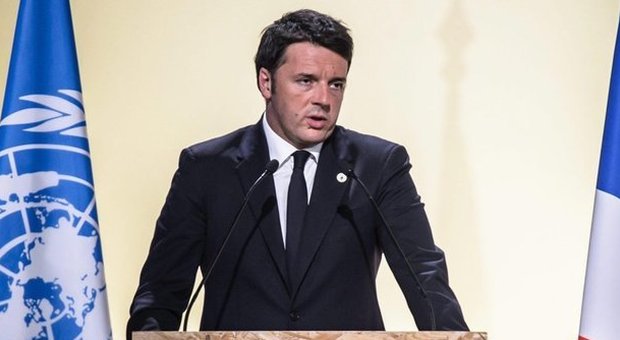 Cop21, Renzi: «L'accordo sul clima sia vincolante, Italia in prima linea»