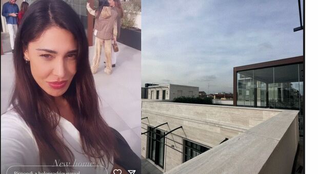 Belen mostra la sua nuova casa a Milano: le foto dell'attico super lusso, maxi terrazzo e veranda in vetro