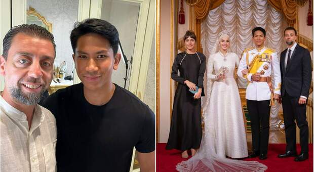 Il parrucchiere di Viterbo al matrimonio del principe del Brunei: «Un amico, gli ho tagliato i capelli»