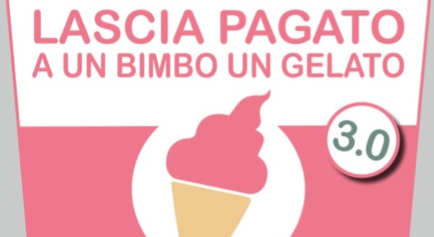 Gelato sospeso, un cono gratis per i bambini in tutta Italia