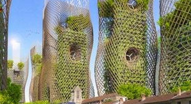 Il progetto delle "torri verdi" dell'architetto belga Vincent Callebaut