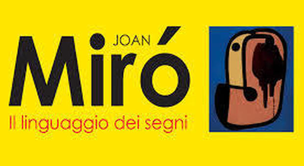 La locandina della mostra di Joan Mirò