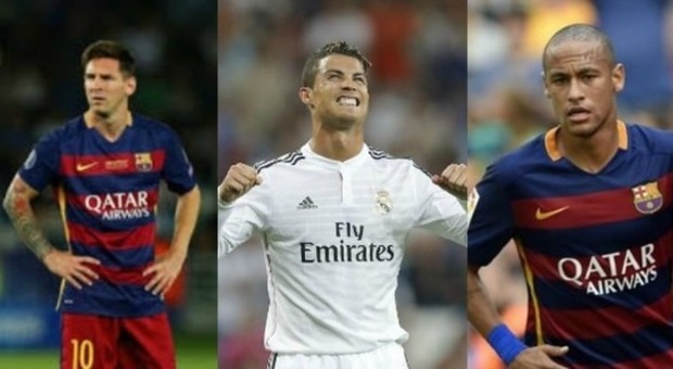 Messi, Ronaldo e Neymar