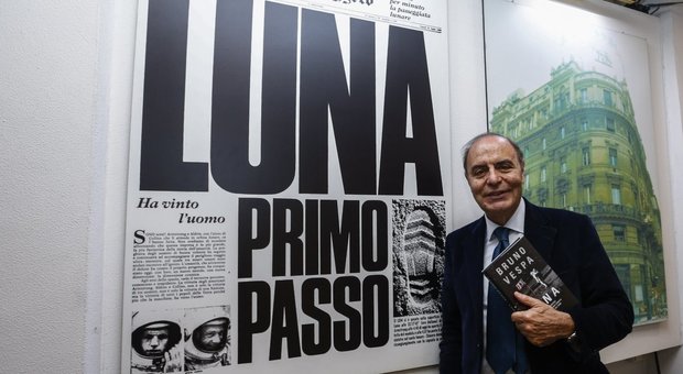 Bruno Vespa e il libro sulla conquista della Luna: «Io, giovane testimone dell'evnto del secolo»