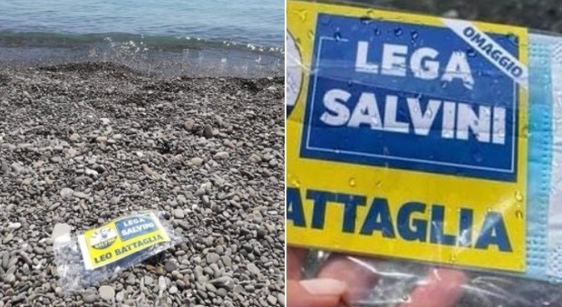 Pioggia di buste di plastica lanciate in mare: la propaganda del candidato leghista in Calabria fa infuriare gli ambientalisti