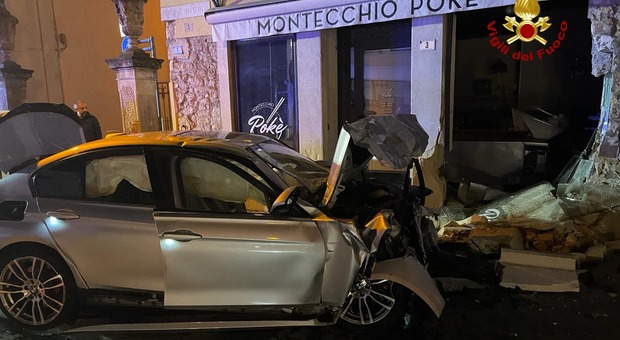 Montecchio Maggiore, incidente in auto