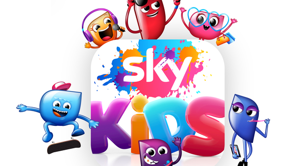 Sky, arriva l'app Kids, la prima tv mobile dedicata ai bambini