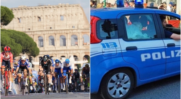 Roma, Sposa resta bloccata nel traffico per il Giro d'Italia: la polizia la porta in chiesa