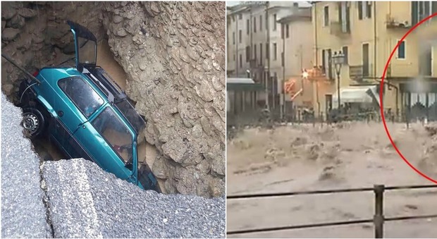 Maltempo, il Po esonda a Torino, allerta rossa e sfollati in Liguria, un disperso, scuole chiuse