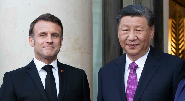 Xi in Francia, promessa a Macron: «Niente armi alla Russia»