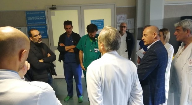 Terni, il sindaco in visita all’Azienda Ospedaliera