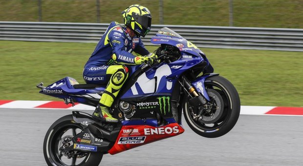 Gp Malesia, Rossi in fiducia: «È venerdì, ma l'inizio non è male»
