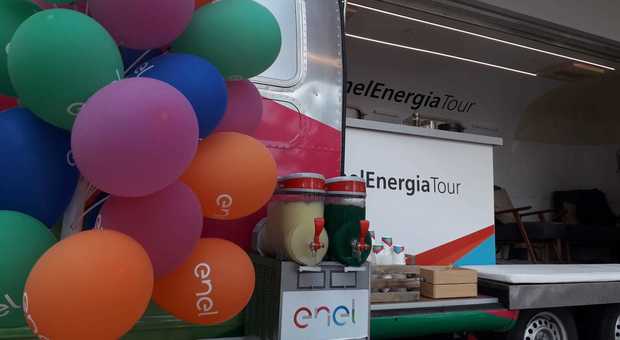 Energia tour, il mezzo Enel che promuove le eccellenze del territorio domani a Latina