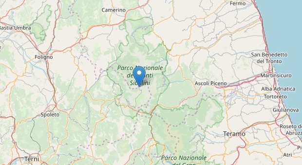 Terremoto nella notte tra Marche e Umbria: scossa di magnitudo 2.6 vicino Norcia e Arquata del Tronto
