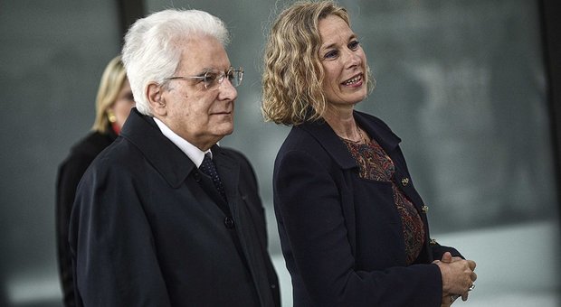 Il presidente Mattarella con Giovanna Melandri