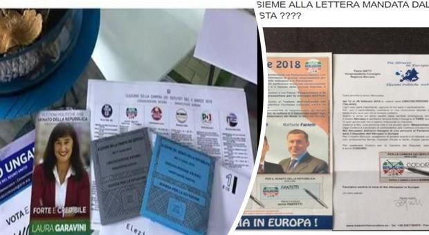 "Volantini elettorali insieme alle schede per l'estero",. Denuncia su Fb, ma non è proprio così