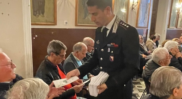Truffe anziani, come difendersi: ad Amalfi i Carabinieri incontrano i pensionati