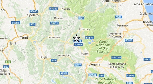 Terremoto, scosse nel Centro Italia