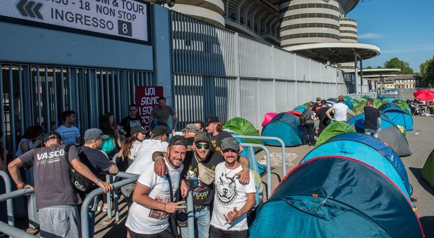San Siro con i fans di Vasco Rossi