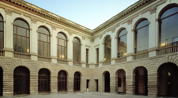 Il cortile di Palazzo Thiene a Vicenza