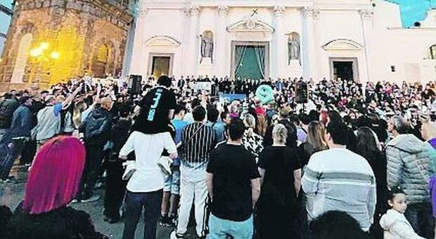 Il concerto davanti alla Basilica di Santa Croce