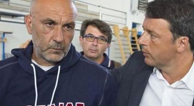 Il sindaco Pirozzi con Renzi