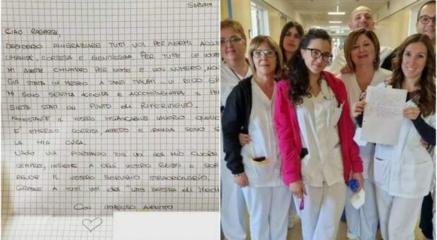 Latina, la lettera di una 16enne commuove il reparto dell'ospedale Goretti: «Voi siete stati la mia cura»