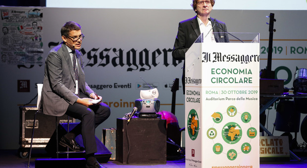 immagine Economia Circolare, l'intervento di Michael Braungart all'evento del Messaggero