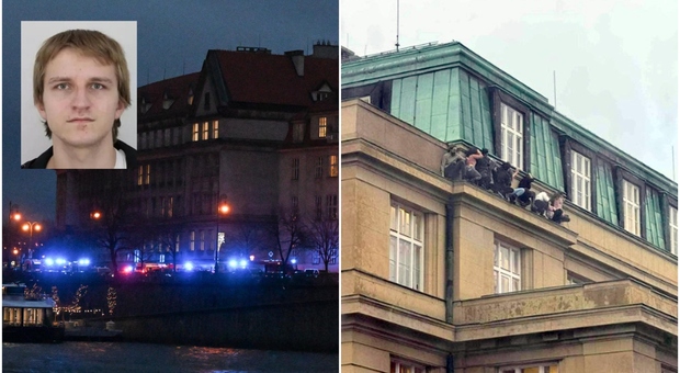 Sparatoria Praga, le grida dei ragazzi barricati nelle aule: «Non so se mi salverò». In 10 nascosti sul cornicione dell'università