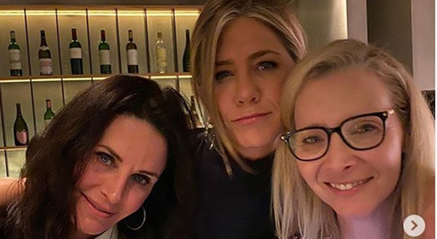 Jennifer Aniston, Courteney Cox e Lisa Kudrow (Instagram)