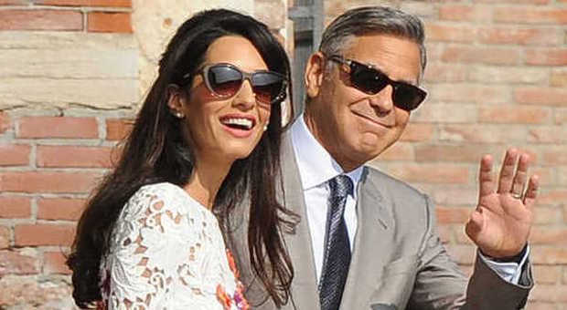 George Clooney e Amal Alamuddin (foto tratta dal sito mtv.co.uk)