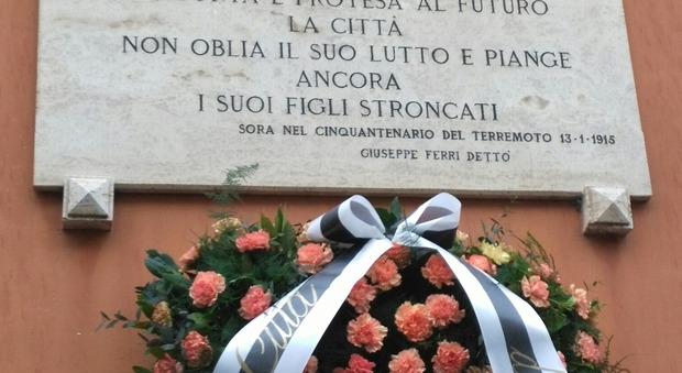 Terremoto, Sora rende omaggio ai cittadini morti nella tragedia del '15