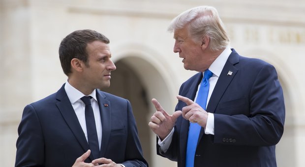 Parigi, Trump a Macron: «Accordo sul clima, qualcosa potrebbe accadere»
