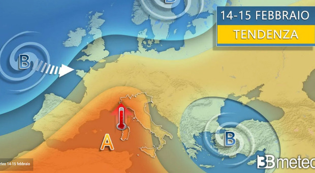 Meteo Italia, torna l'anticiclone: in arrivo temperature primaverili. Ecco le previsioni