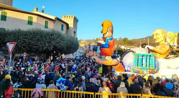 Foligno, il Carnevale di Sant’Eraclio fa boom