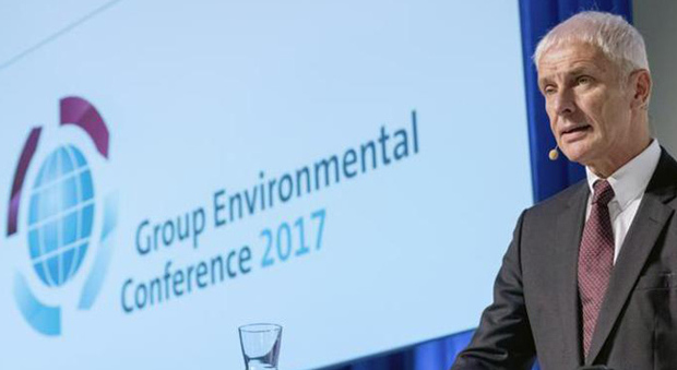 Matthias Mueller, ceo del Volkswagen Group al Group Environmental Conference