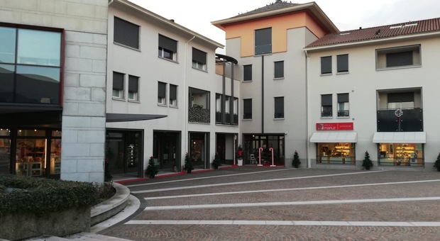 Il centro della frazione di Vigonovo, in comune di Fontanafredda