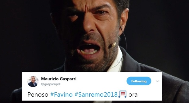 Sanremo, Gasparri choc : "Favino Penoso". Polemica dopo monologo sugli immigrati