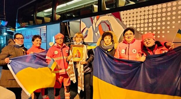 I volontari de Il Punto oggi in Ucraina