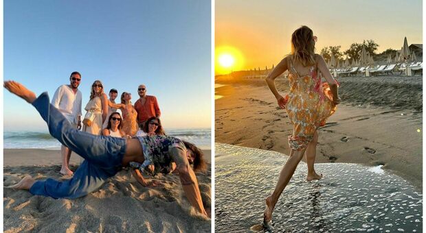 Barbara D'Urso, il post al mare con gli amici scatena gli hater: «Non mettere foto senza trucco, brava»