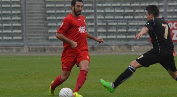 Lorenzo Paoli in azione con l'Ancona