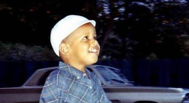 Obama sul triciclo a 4 anni La foto subito virale sul Web