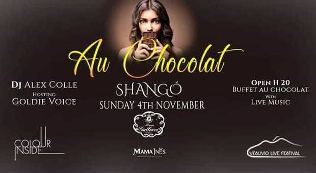 Torna Shangò, il cioccolato protagonista al Mama Ines Unconventional Club
